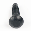 Round Head Oval Neck Bolt With Ribbed Tail